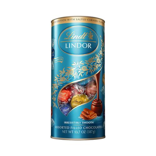 瑞士莲 Lindor 咸焦糖巧克力管装 387克