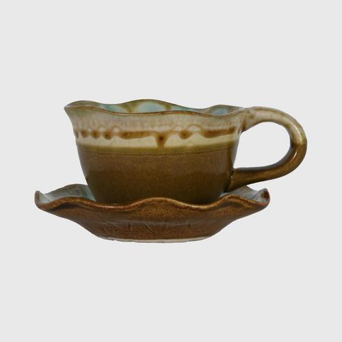 CHULABHORN  COFFEE MUG BROWN CE002