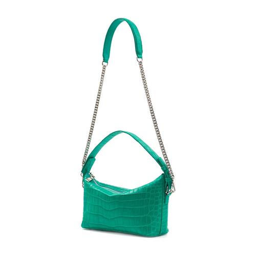 LLLC CR Belly Hobo Bag with Chain-GREEN