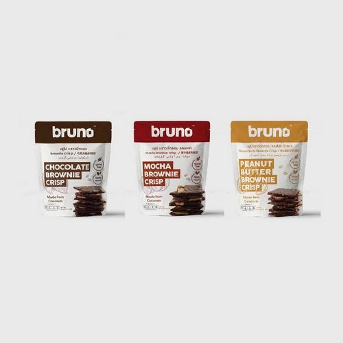 BRUNO Coconut Brownie Crispy Set (60G x 3 Pack)