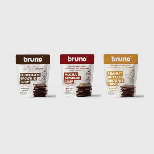 BRUNO Coconut Brownie Crispy Set (60G x 3 Pack)