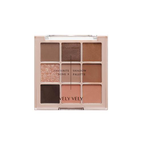 VELY VELY FAVOURITE 9 SHADOW PALETTE 8.1 g.