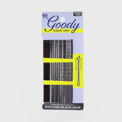 GOODY 2" Bobby Pins Set 60 Pcs - Black