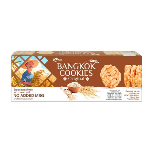 BANGKOK COOKIES低糖原味香米米饼100g