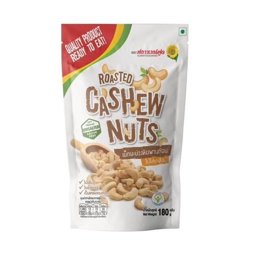 FLOWER FOOD ROASTED CASHEW NUTS 180G