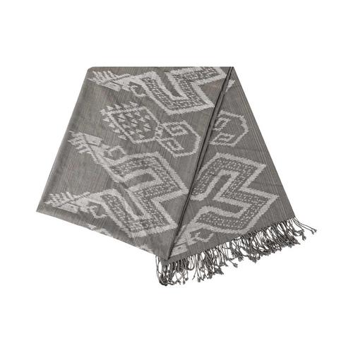 908 手工织布那伽图案-深灰色 70x200cm