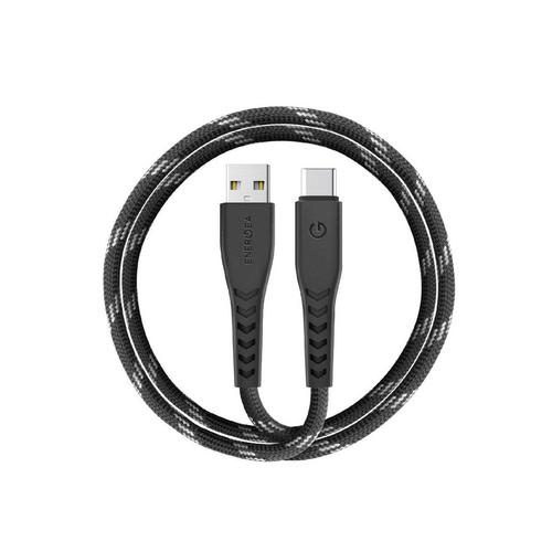 ENERGEA CABLE NYLOFLEX USB2.0 USB-A TO USB-C 5A 1.5M - BLACK