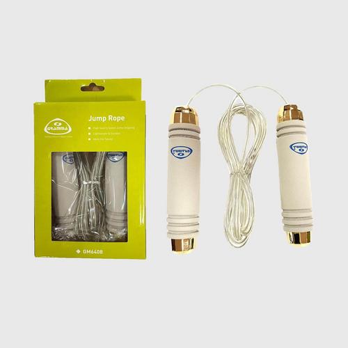 GRAMMA PVC jump rope with stainless Grey