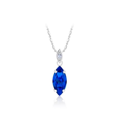 12VICTORY Marque Sapphire Necklace