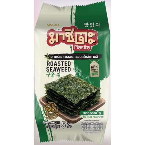 Masita Roasted Seaweed 5 G. Original Flavor