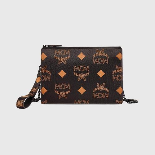 MCM AREN MAXI MN VI FLAT POUCH SML, ONE SIZE