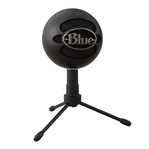 Logitech for Creators Blue SnowballIce Plug And Play USB Microphone - Black