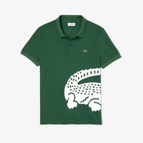 LACOSTE Men's Lacoste Regular fit Oversized Crocodile Print Polo Shirt - 5