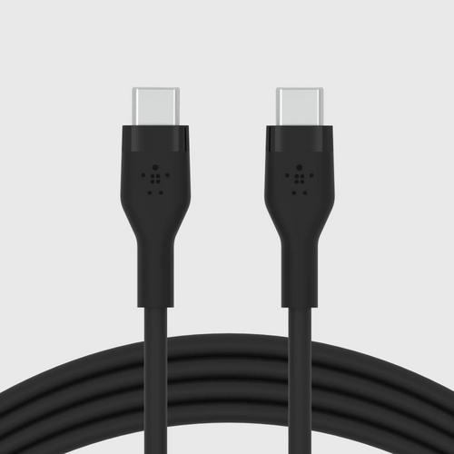 Belkin Silicone Flex Sync and Charge USB-C to USB-C Cable * 1 Meter - Black