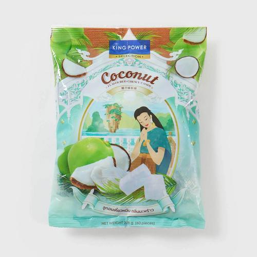 KING POWER SELECTION Young Coconut Flavoured Chewy Candy - 60 pcs