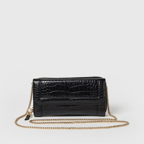 Longlai Classy Wallet on Chain Black Colour