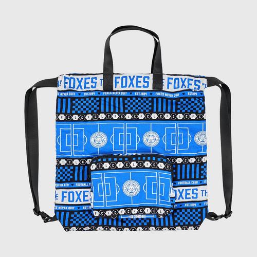 Leicester City Football Club Restwear Drawstring Backpack Navy