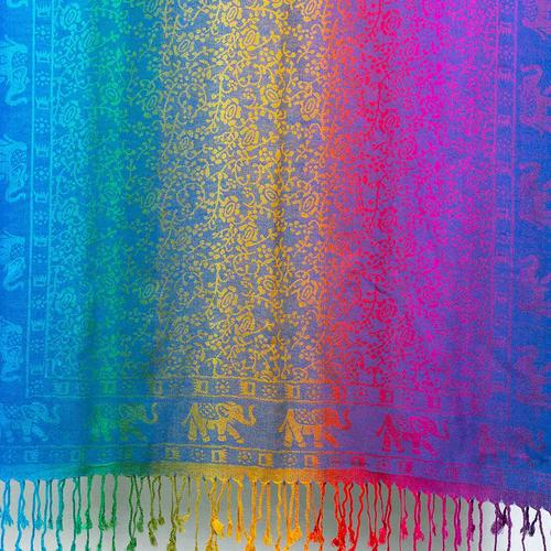 WATER SCENT PASHMINA CHANG RAINBOW 70x180 CM.
