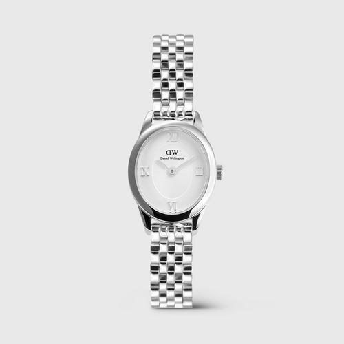 Daniel Wellington Ophelia Mini 25.5x22 白色链节银色