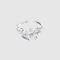 SWAROVSKI Mayfly Ring, White, Rhodium plating - Size 55