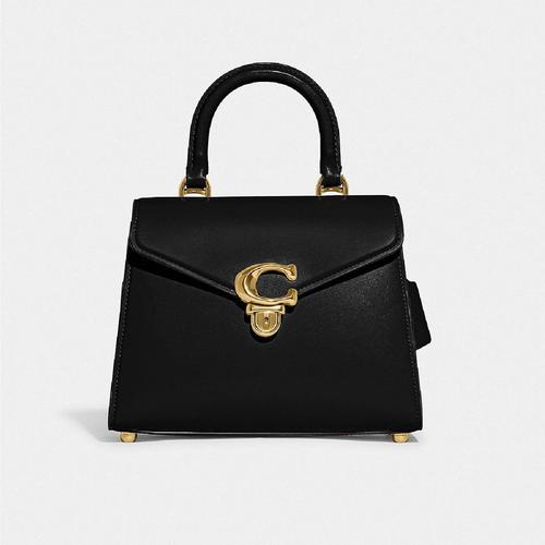 COACH SAMMY TOP HANDLE Lux Refined Leather B4/BLACK