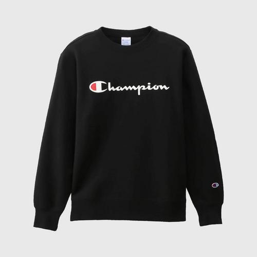 CHAMPION Crew Neck Sweatshirt C3-Q002-090 - Black S