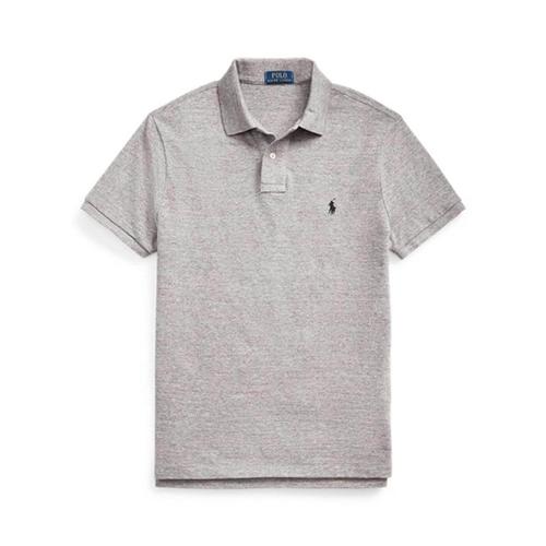 拉夫·劳伦 定制修身网眼 Polo 衫 灰色 尺码 L