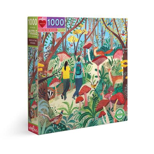 EEBOO - Hike in the Woods 1000 Pc Sq Puzzle