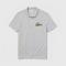 LACOSTE Men's Regular Fit Multi Croc Badge Cotton Piqué Polo Shirt (Grey
Chine) - Size 2 (XS)