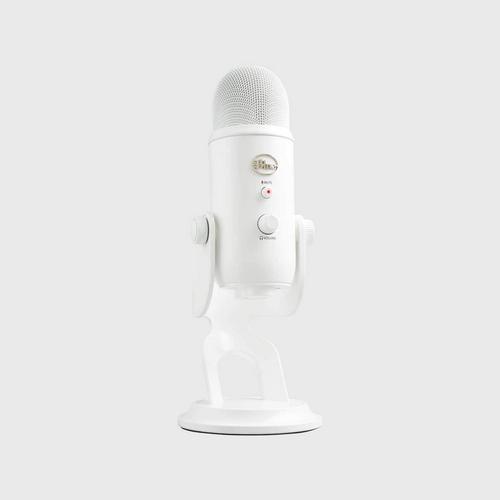 Logitech for Creators Blue Yeti WHITEOUT PREMIUM MULTI-PATTERN
USBMICROPHONE WITH BLUE VO!CE