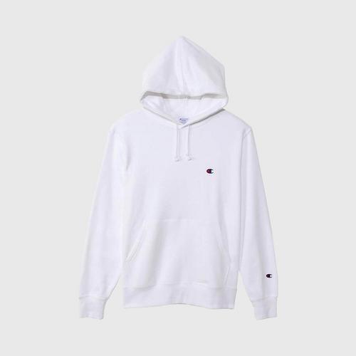 CHAMPION Pullover Hoodie Sweatshirt C3-Q101-010 - White S