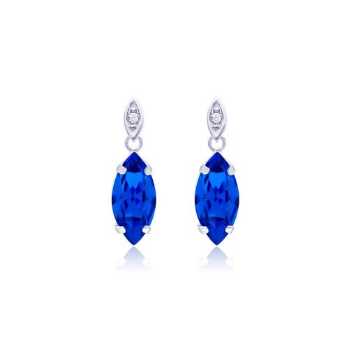 12VICTORY Marquise Sapphire Earrings