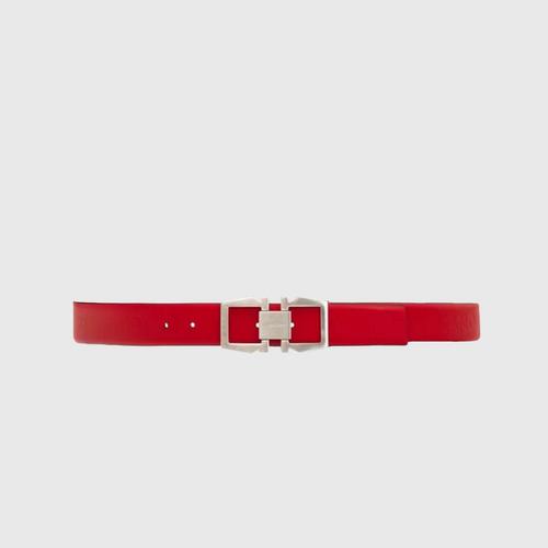 SALVATORE FERRAGAMOM.BELT ADJUSTABLE/RED SIZE 115