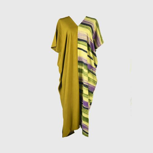 AL-HAMEEN BATIK Casual wear batik (Hill tribe style) -  Green/green