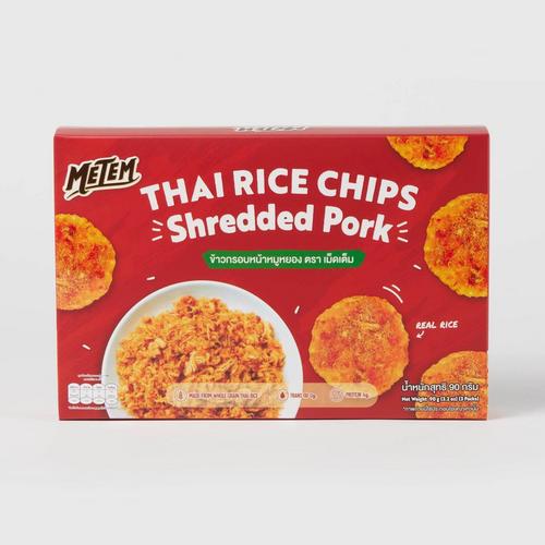 METEM Thai Rice Chips Shredded Pork (3 Packs/Box)