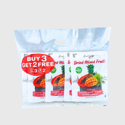 Scent of Healthy DRIED MIXED FRUITS PACK5 (100G.X5)