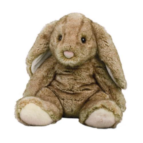 DOUGLAS Truffle Large Sitting Tan Tipped Bunny Deluxe 12"