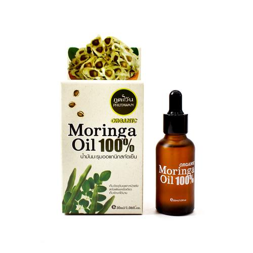 PHUTAWAN Organic Moringa Oil 100%  30 ml.