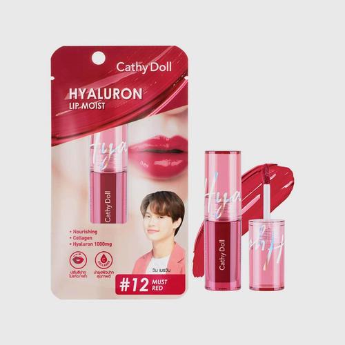 CATHY DOLL Hyaluron Lip Moist 3.9 g. - #12 Must Red