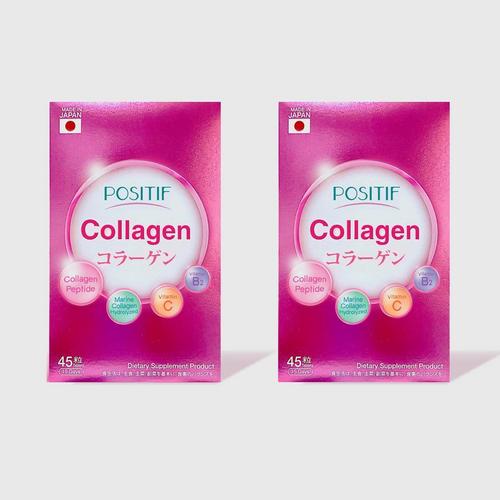 POSITIF 15 Days Collagen Tablet - 45 tabs*2