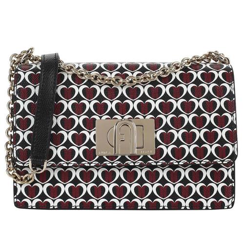 芙拉FURLA 1927 Mini Crossbody - Onyx/Chalk/Ciliegia