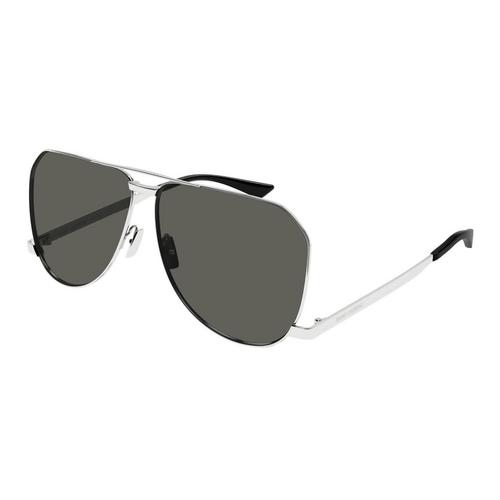 圣罗兰 SAINT LAURENT (太陽眼鏡 ) SL 690 DUST-002 Shiny Silver/Solid Grey SIZE 61