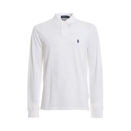 Polo Ralph Lauren修身款白色 Polo衫 L码