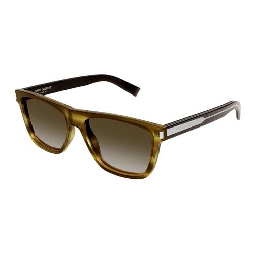 圣罗兰 SAINT LAURENT (太陽眼鏡) MID NAKED WIRE CORE MN 56 HAVANA-CRYSTAL-BROWN