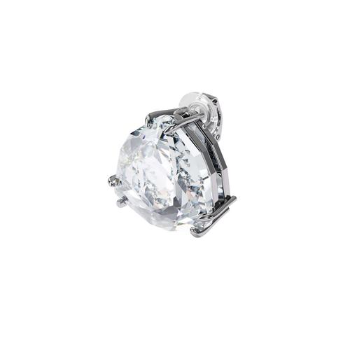 SWAROVSKI Mesmera clip earring Single, Triangle cut crystal, White,
Rhodium plated