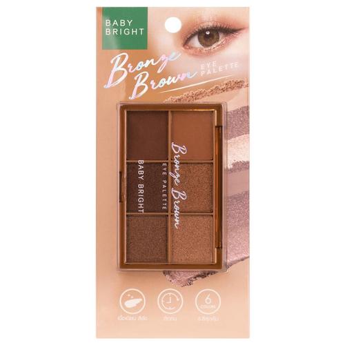 BABY BRIGHT Bronze Brown Eye Palette - 0.7g x 6Colors