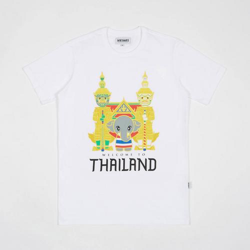 MAHANAKHON Welcome to Thailand T-Shirt White - S