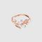 SWAROVSKI Mayfly Ring, White, Rose gold plating - Size 55