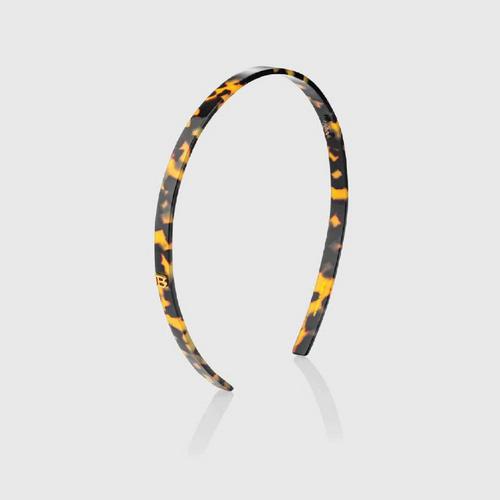 BALMAIN PARIS HAIR COUTURE Cellulose Acetate Headband Tortoise Shell Small