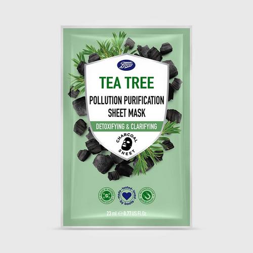 BOOTS Tea Tree Pollution Purification Sheet Mask - 23 ml